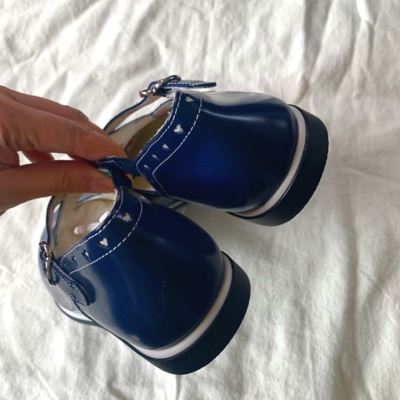 NIB Authentic Gucci Girl Leather Ballerina Mary Jane Flats - Picture 6 of 7